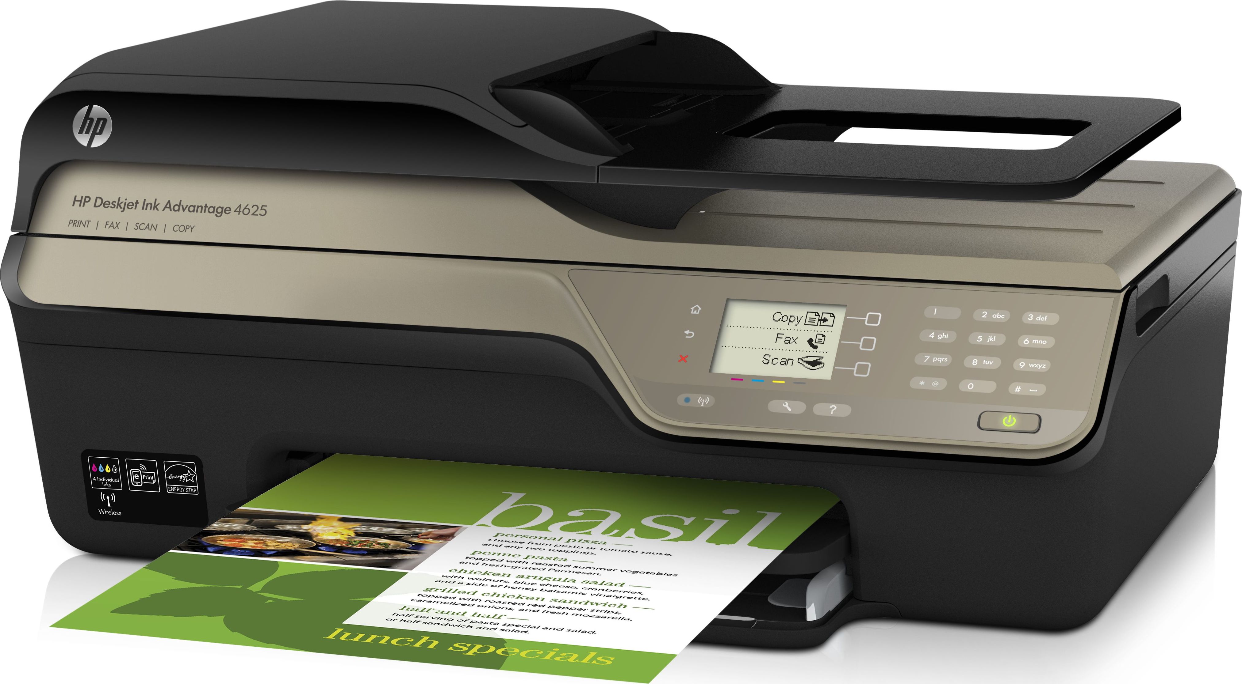 Hp deskjet ink advantage 4625 как подключить